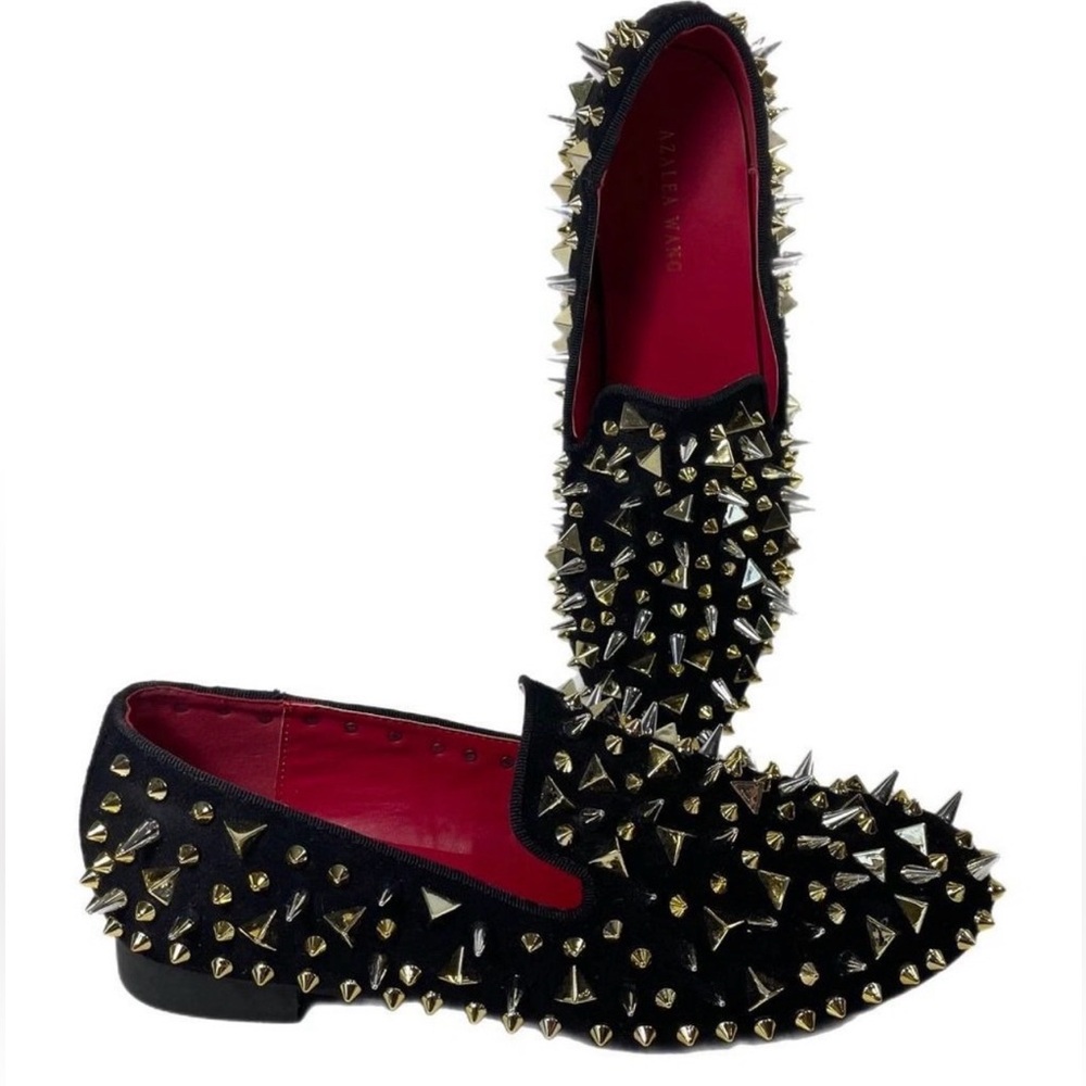Studded Black Loafers - Picture 12 of 15